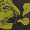 <strong>El señor de las palabras 2</strong><br>
				Técnica: Grabado sobre collage de papel de color<br>
                Linóleo<br>
                Medidas 32 x 34 cms.<br>
                $150 Dólares
