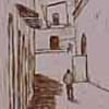 <strong>Caminante</strong><br>
                Técnica: Tinta sobre papel<br>
                Medidas: 35 x 26 cms.<br>
                $150 Dólares
